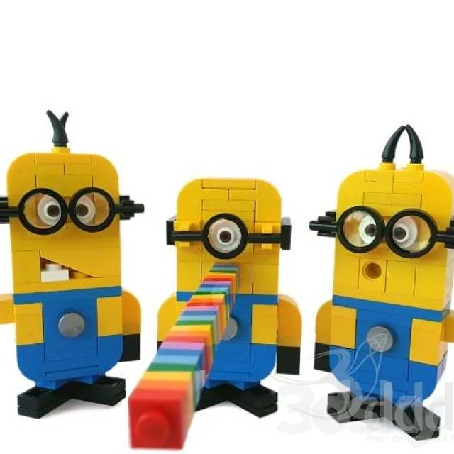 LEGO Despicable Me 3D Model LEGO Despicable Me 3D Model