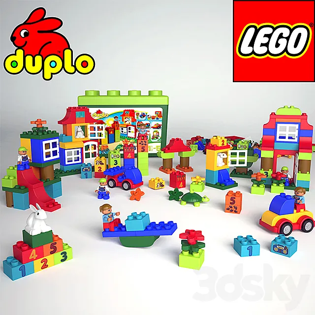 Lego Duplo 10580 3DModel Lego Duplo 10580 3DModel