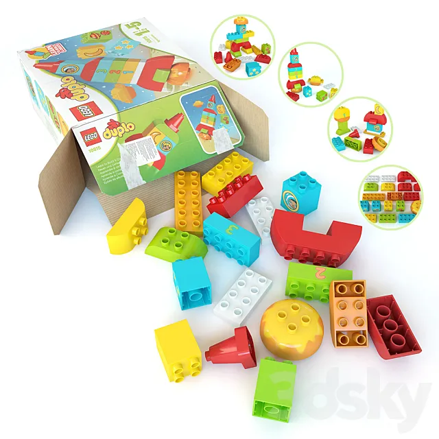 Lego Duplo 10815 3D Model Lego Duplo 10815 3D Model