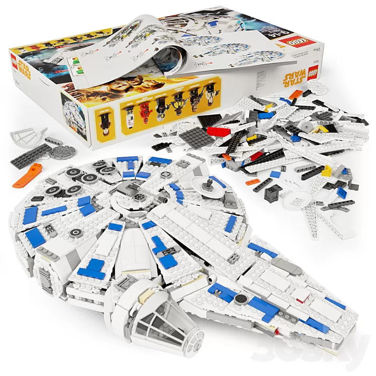 LEGO Millennium Falcon ?75212 3D Model LEGO Millennium Falcon ?75212 3D Model