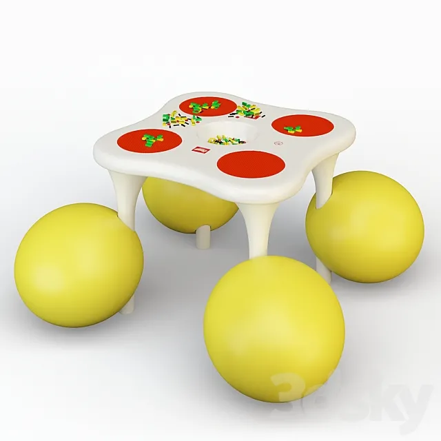 Lego table 3D Model