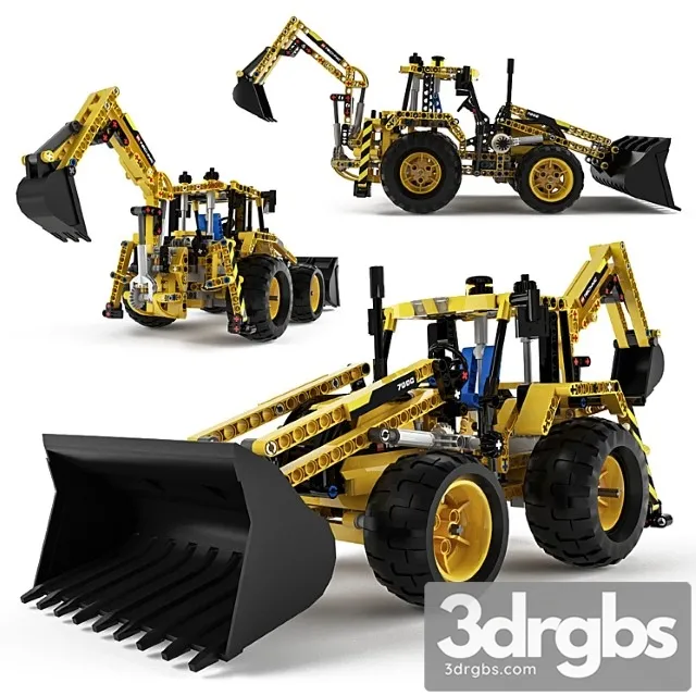 Lego technic backhoe loader Lego technic backhoe loader