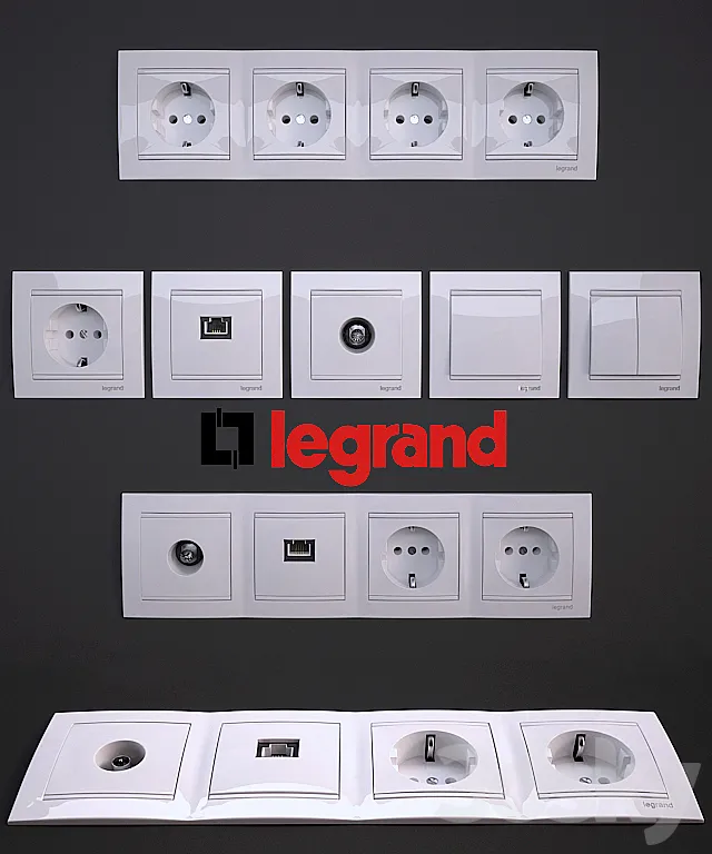 legrand 3DModel legrand 3DModel