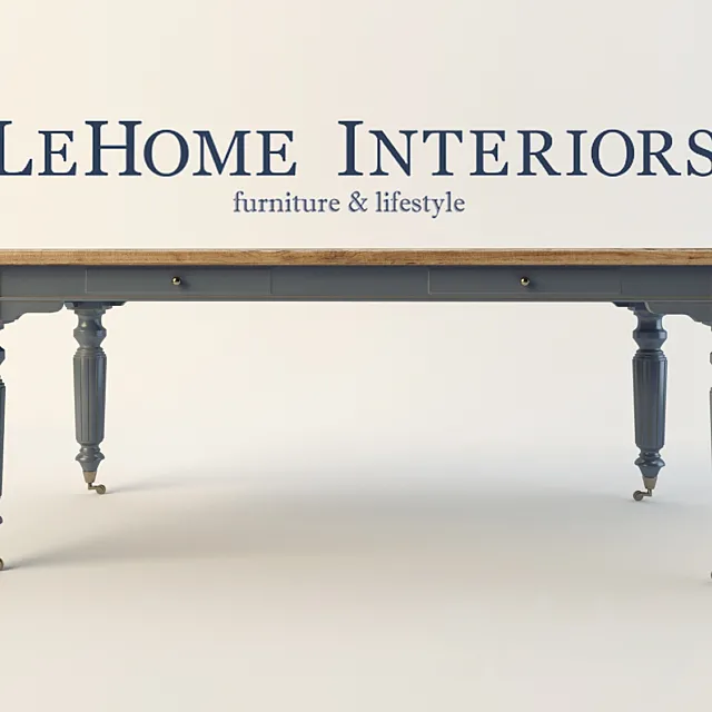 LeHome Keywest Dining Table 3D Model