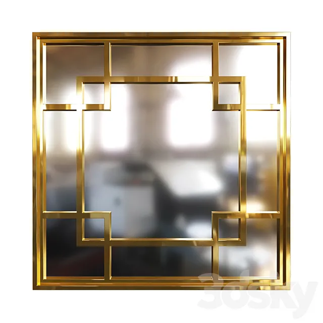 Lehome M081 Wall Mirror 3D Model