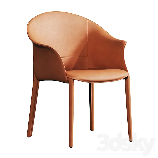 Leisure dining chair 3D Model Leisure dining chair 3D Model