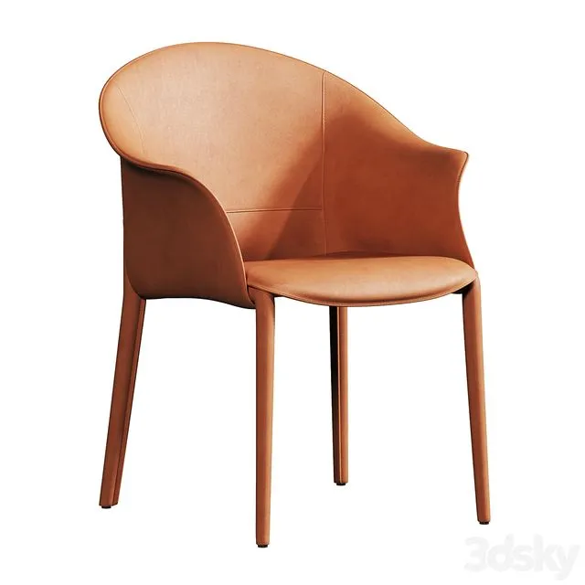 Leisure Dining Chair 3D Model
