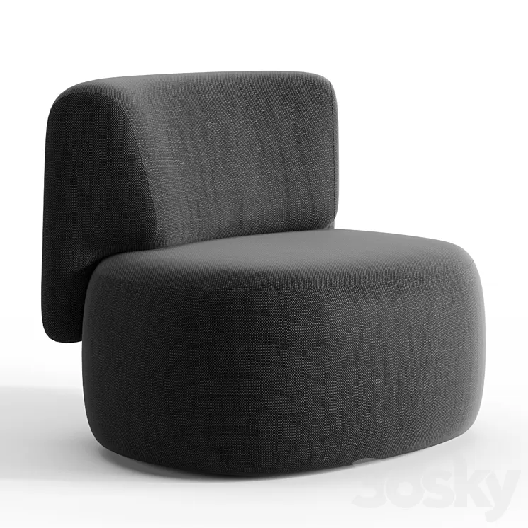 Lek Armchair by Christophe Delcourt 3D Model Lek Armchair by Christophe Delcourt 3D Model