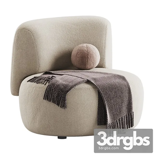 Lek Lounge Armchair 3D Model Download