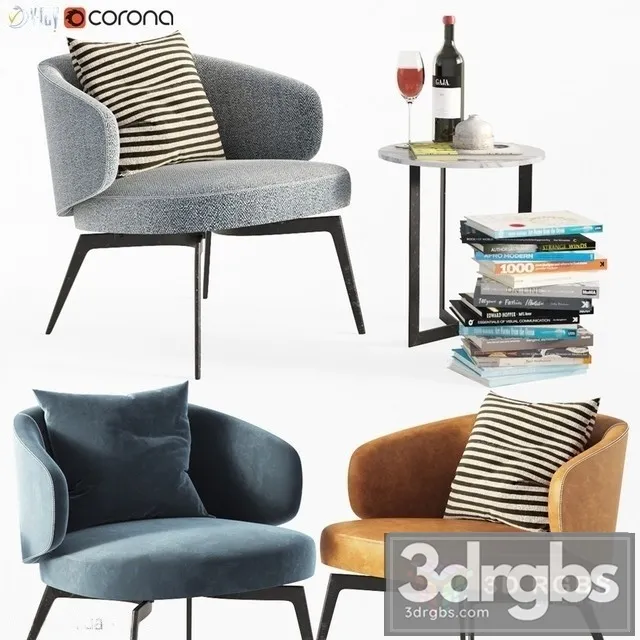 Lema Bice Armchair 3D Model Download