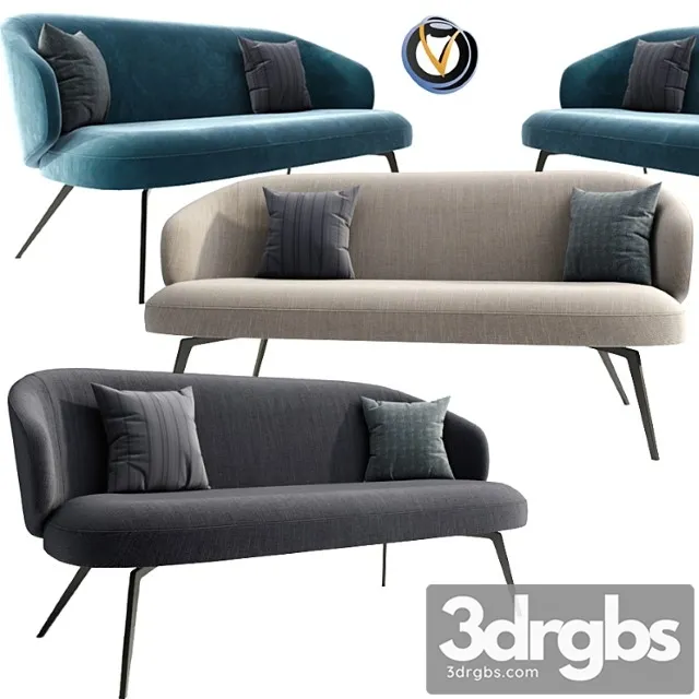 Lema bice living furniture occasional sofa 2 3D Model Download Lema bice living furniture occasional sofa 2 3D Model Download