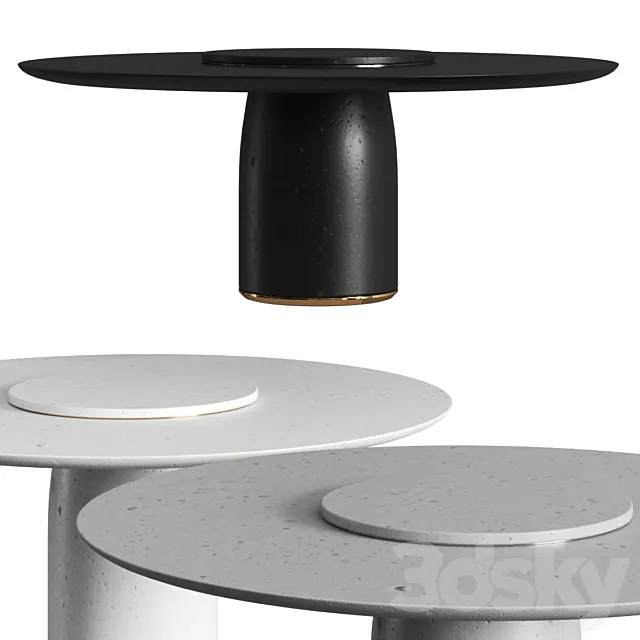 Lema Bule Round Dining Table 3DModel