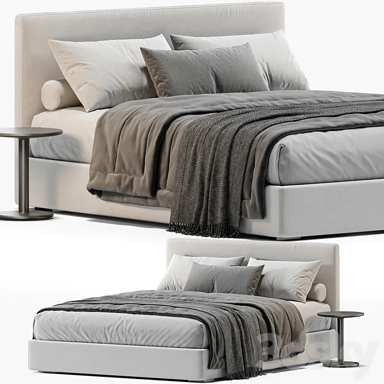 Lema CAMILLE Bed 3D Model Free Download
