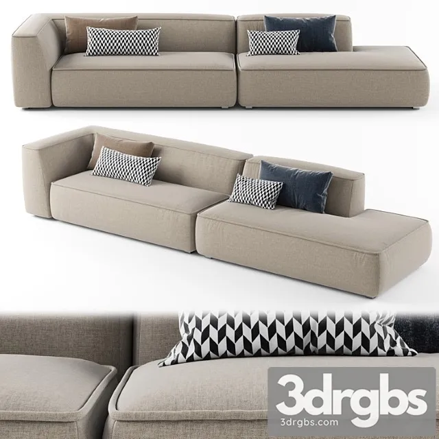 Lema Cloud Sectional Sofa 05 3D Model Download Lema Cloud Sectional Sofa 05 3D Model Download