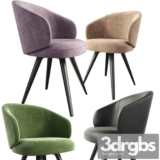 Lema dining chair with solid base 2 3D Model Download Lema dining chair with solid base 2 3D Model Download