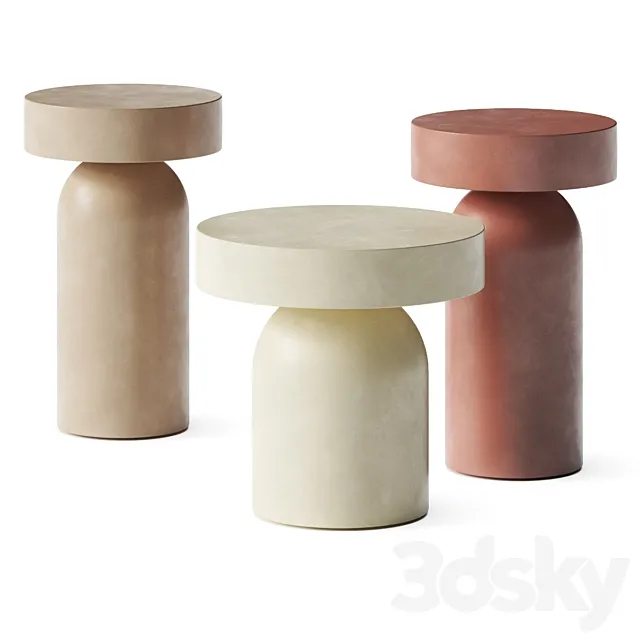 Lema Francis Side Tables 3D Model