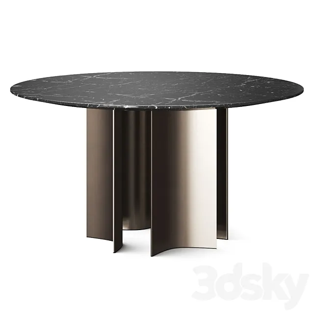 Lema Gullwing Round Dining Table 3DModel Lema Gullwing Round Dining Table 3DModel