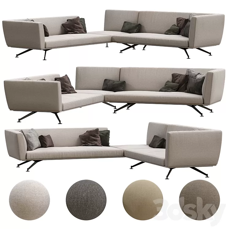 Lema Neil Sofa 28 by Francesco Rota 3D Model