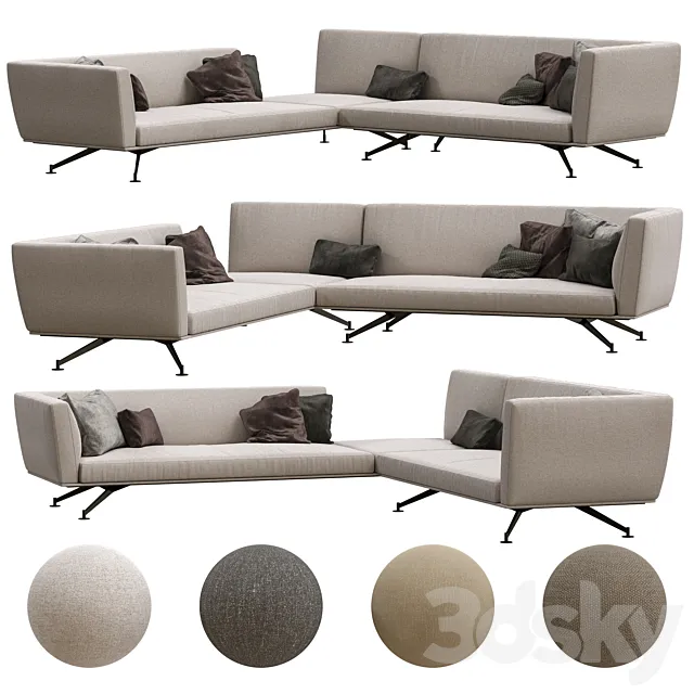 Lema Neil Sofa 28 by Francesco Rota 3DModel