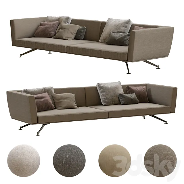 Lema Neil Sofa 3 by Francesco Rota 3D Model