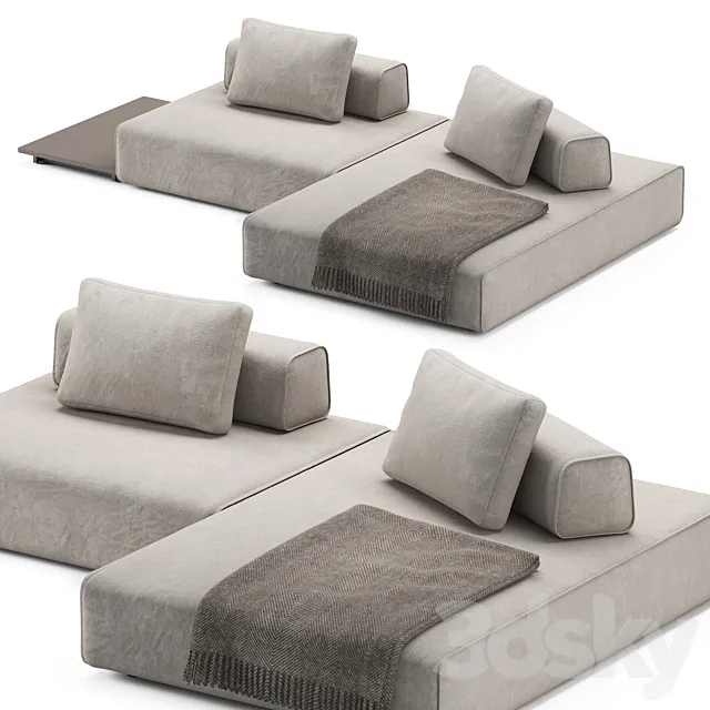 LEMAMOBILI NIVEAUX sofa 02 3D Model