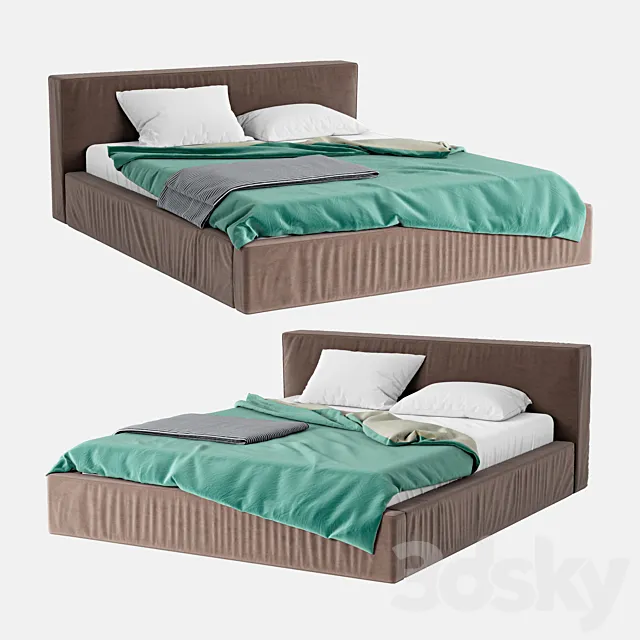 LENNI BED by ZEGEN 3DModel LENNI BED by ZEGEN 3DModel