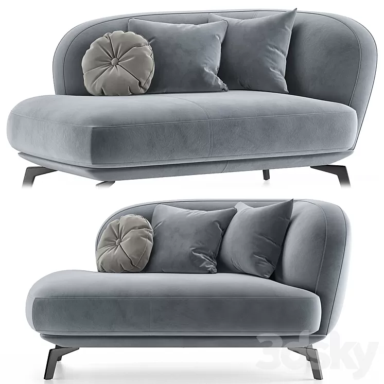 LEOLUX LX sofa 3D Model Free Download