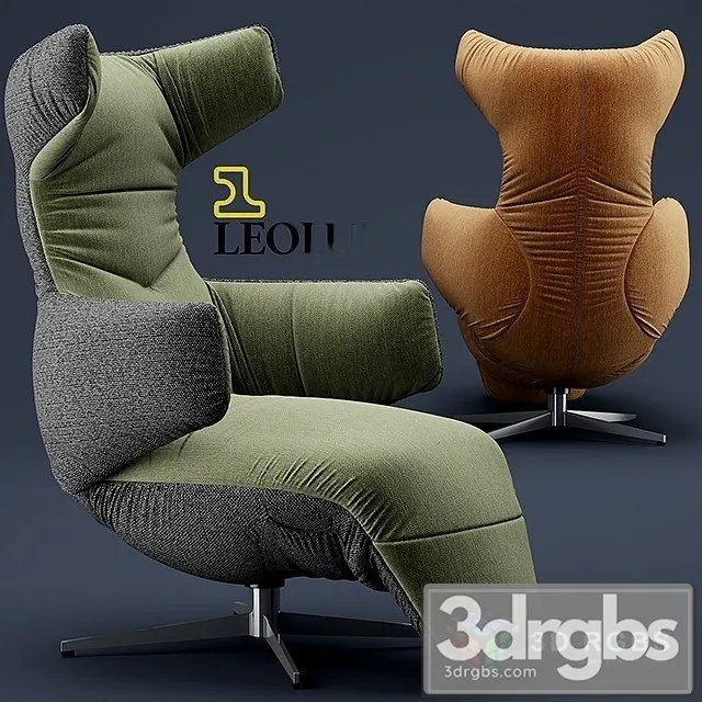 Leolux Saphira Armchair 3D Model Download