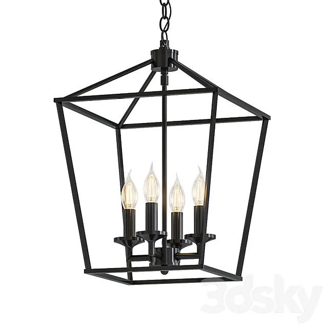 Leon lantern small 3D Model