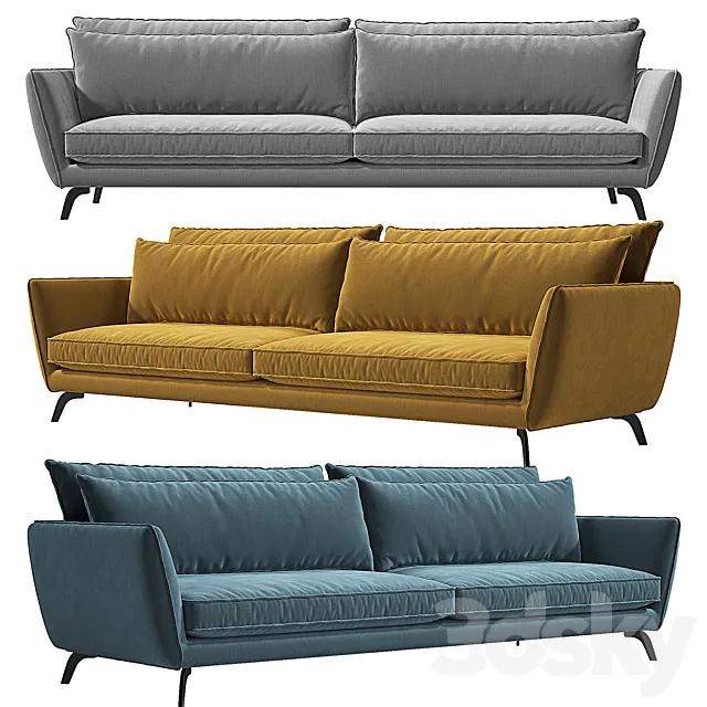Leone sofa Kaza do sofa 3D Model