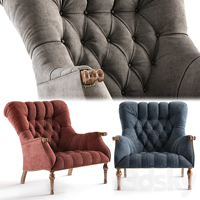 LEOPOLD CHAIR 3D Model LEOPOLD CHAIR 3D Model