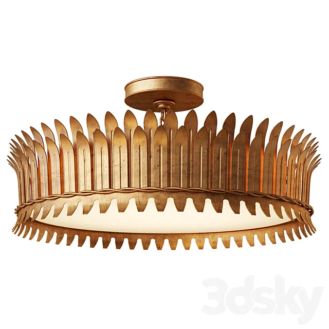 Leslie 20 “Semi-Flush in Various Colors 3D Model Leslie 20 “Semi-Flush in Various Colors 3D Model