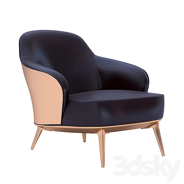 Leslie_Armchair 3D Model