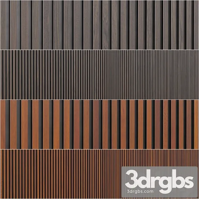 Leto – parallelo wall panels 3D Model Download