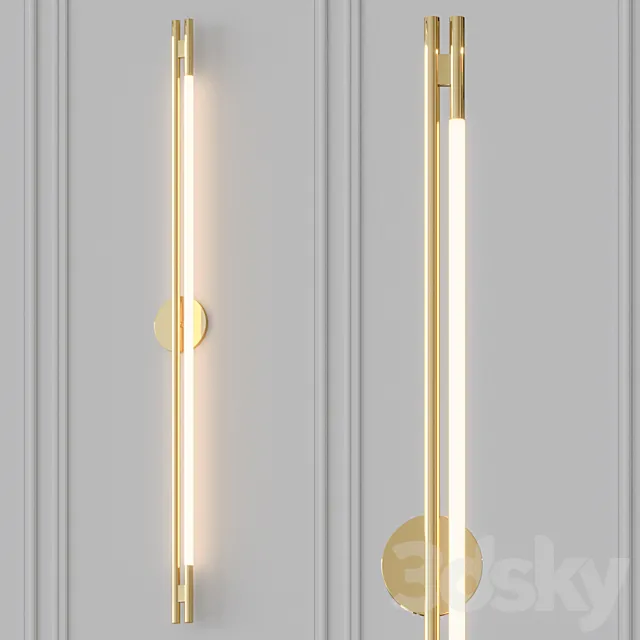 Leto Wall Sconce – Luke Lamp Co 3D Model Leto Wall Sconce – Luke Lamp Co 3D Model