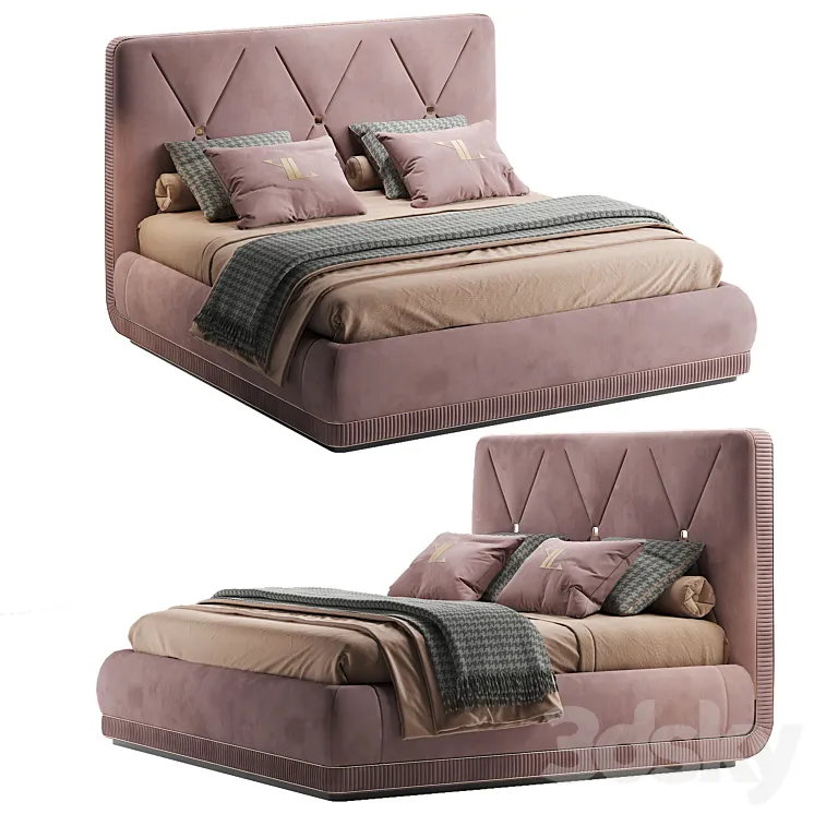 Letto Gilda Bed 3D Model Free Download
