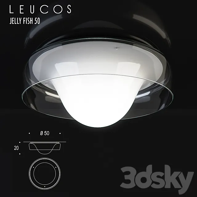 LEUCOS _ JELLY FISH 50 3DModel