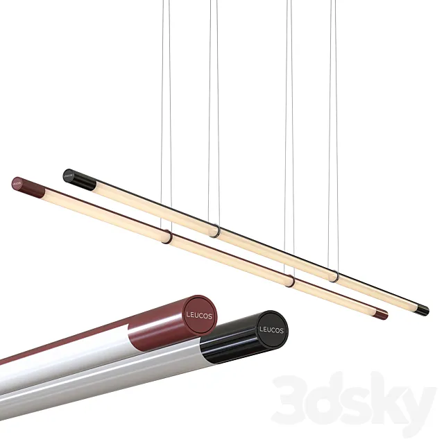 Leucos Volta 120 Suspended Lamp 3D Model