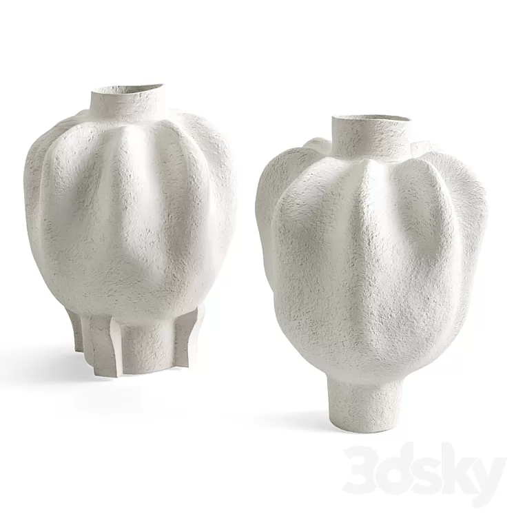 Levadnaja Avos and Atigua sponzh vases 3D Model Free Download