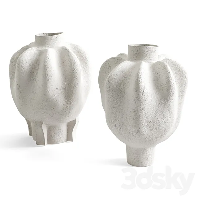 Levadnaja Avos and Atigua sponzh vases 3DModel