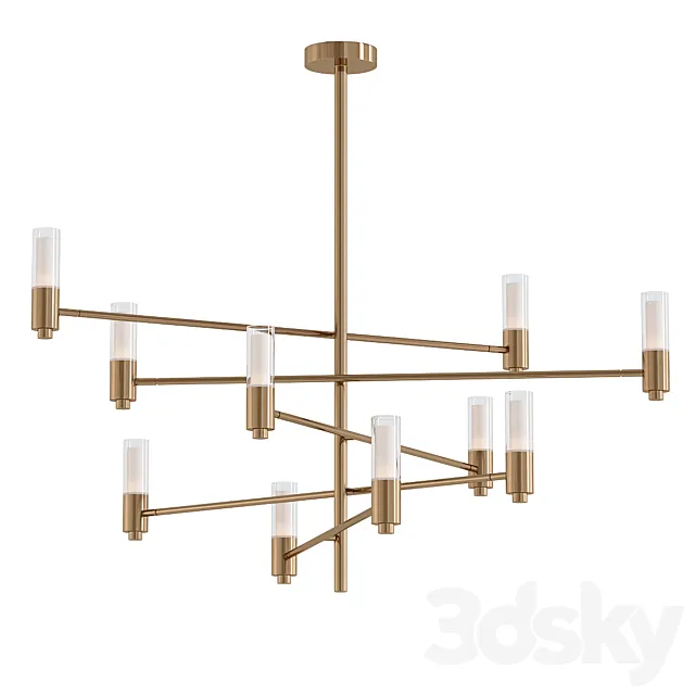 LEVEL chandelier 3D Model LEVEL chandelier 3D Model