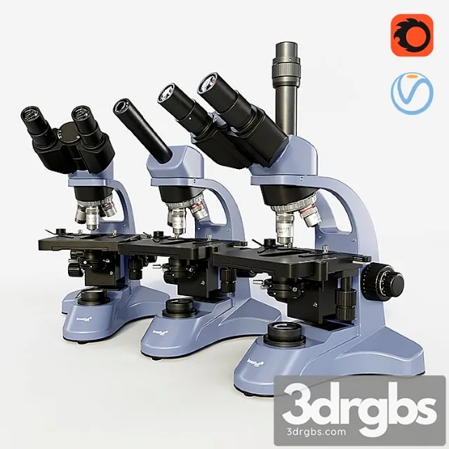 Levenhuk microscopes 3D Model Download