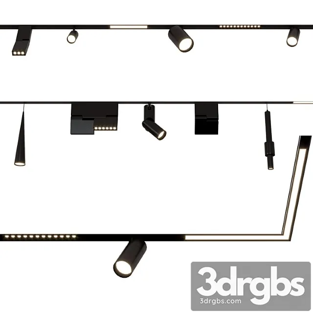 Levity magnetic track system – lampatron