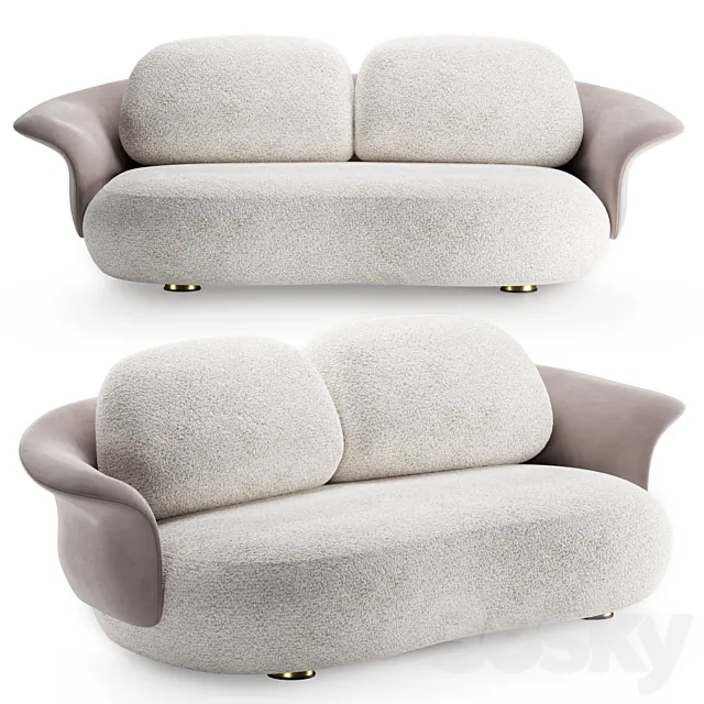 Lewis two-seat sofa | Circu 3DModel Lewis two-seat sofa | Circu 3DModel