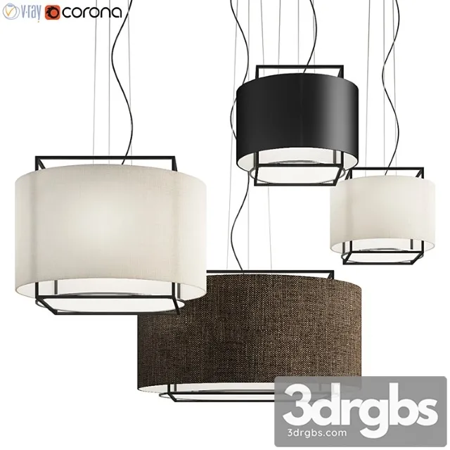 Lewit hanging pendant metalarte 3D Model Download