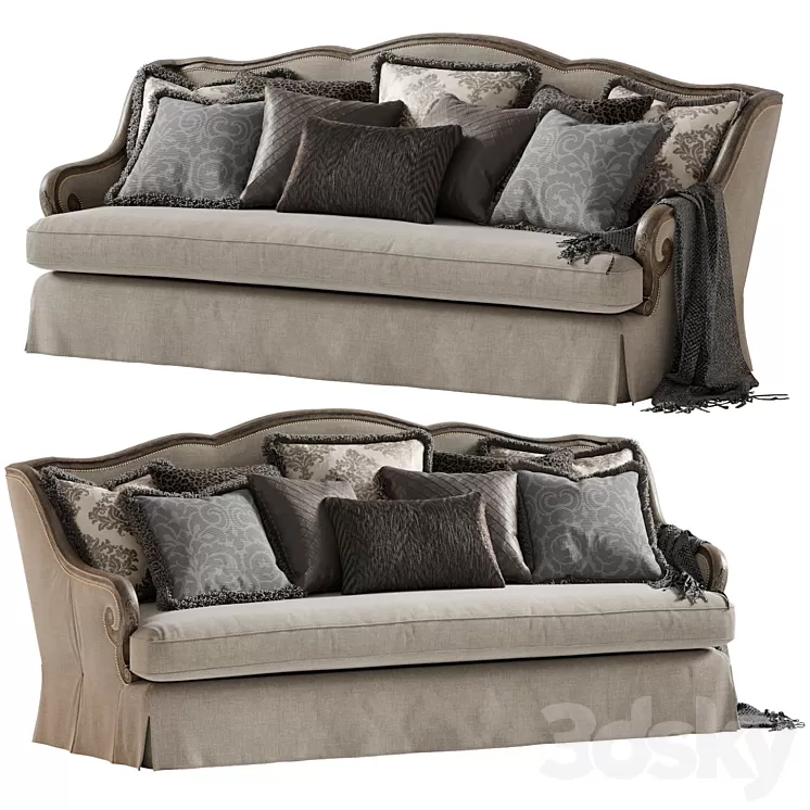 Lexington aragon sofa 3D Model