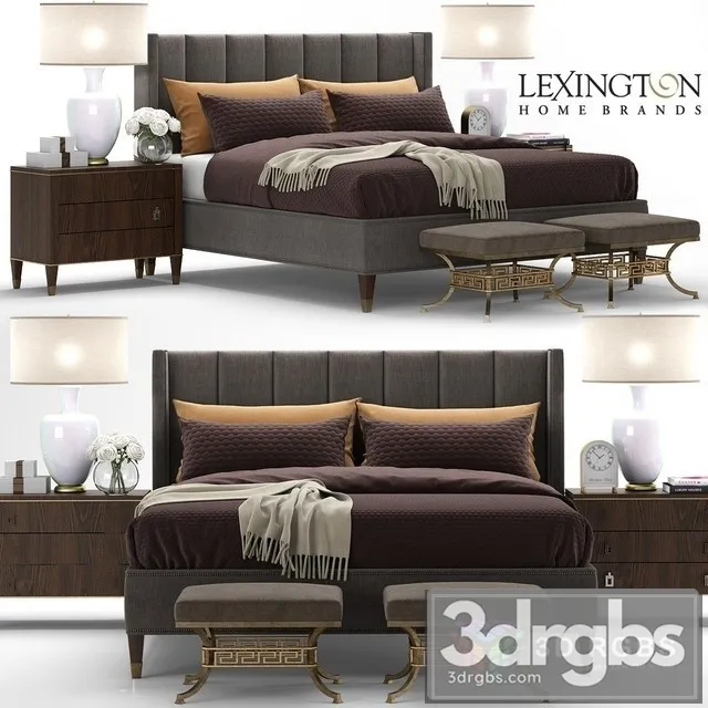 Lexington Barrington Bed 3D Model Download