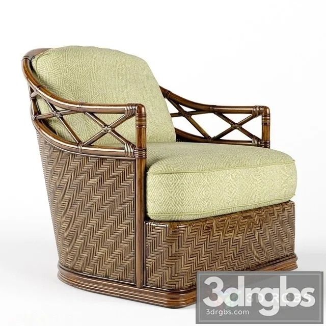Lexington Diamond Cover Swivel Armchair 3D Model Download