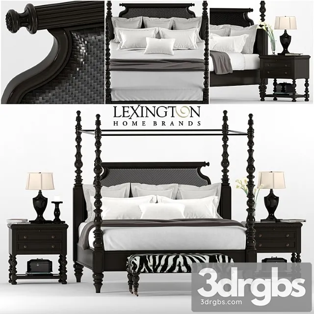 Lexington Home Brand Sovereigh Poster Bed 2 3D Model Download