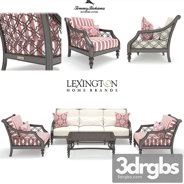 Lexington home brands   tommy bahama outdoor   black sands 2 3D Model Download